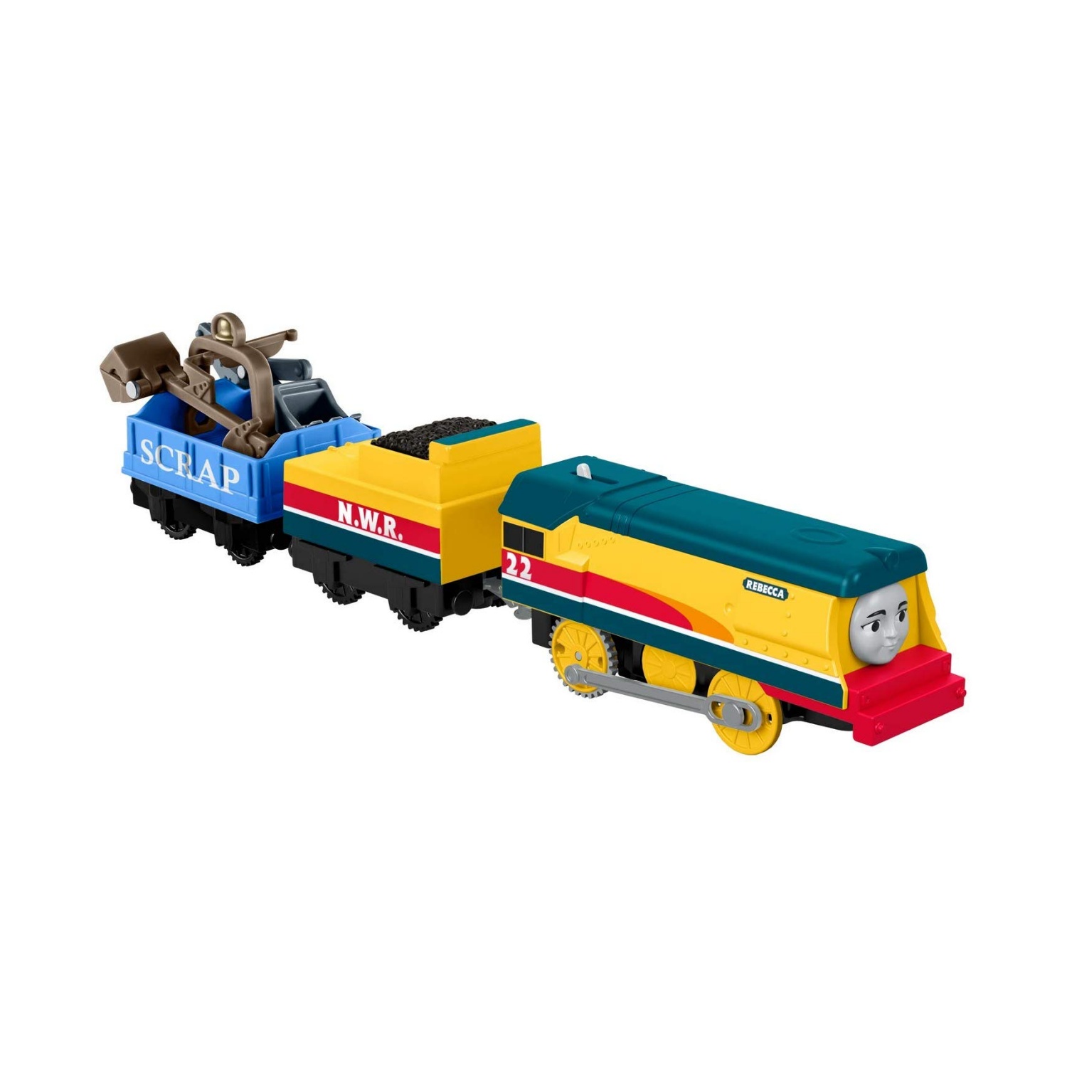 * NEW * Thomas & Friends Rebecca TrackMaster Motorized Train Set By Fisher-Price